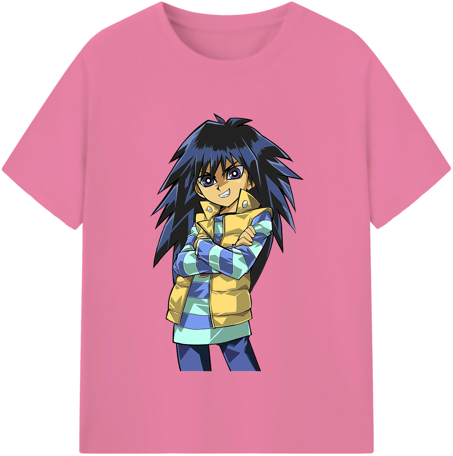 （画像用） 遊☆戯☆王 Yu-Gi-Oh! 綿100％半袖Tシャツ（フロントプリント）